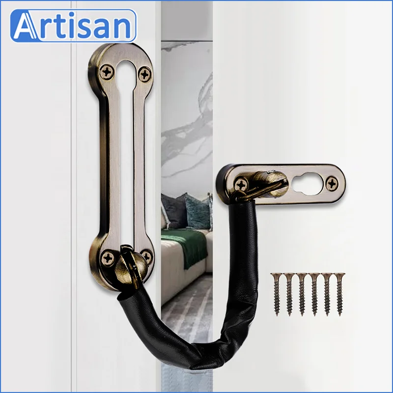 

Door Chain Stainless Steel Anti-theft Door Lock Chain Hotel Security Lock Security Limiter Door Hardware Security Lock Chain