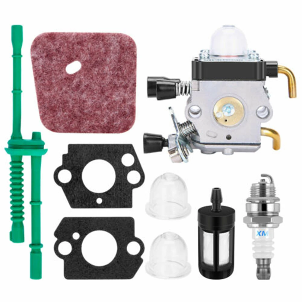 

Carburetor Carb Spark Plug Gasket For Sthil FS38 FS45 FS45C FS45L FS46 FS46C FS55 FS55C FS55R FS55RC FS55T Trimmer Brushcutter