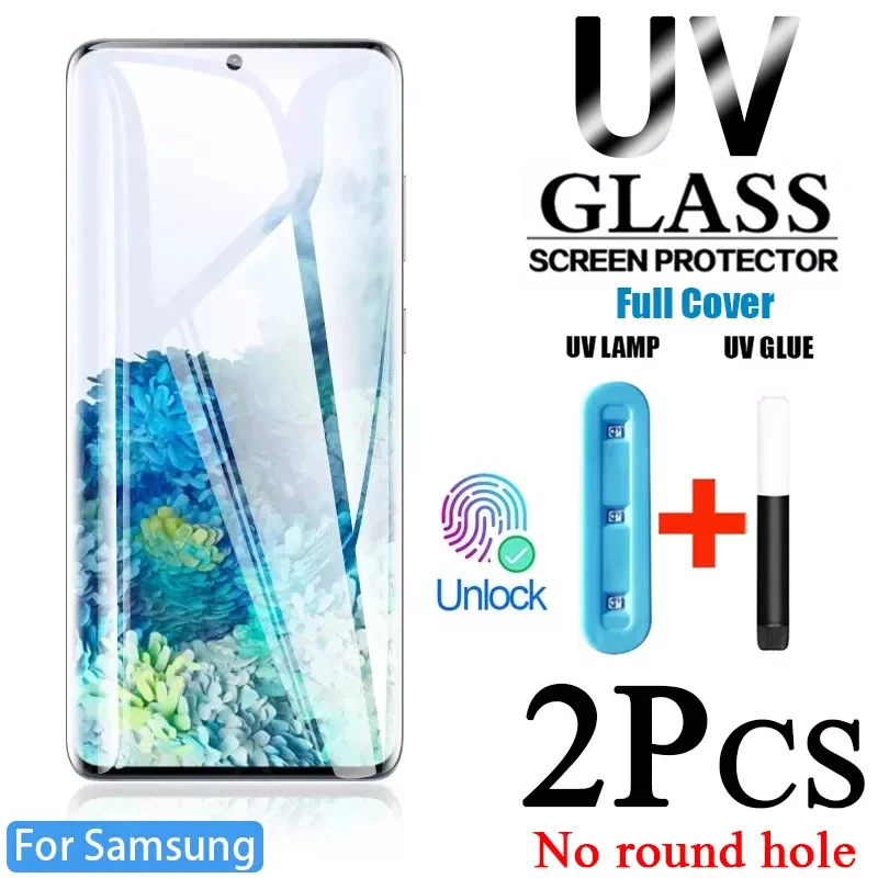 

Закаленное защитное стекло с полным покрытием для Samsung Galaxy S10 S21 Plus Ultra S8 S9 S20