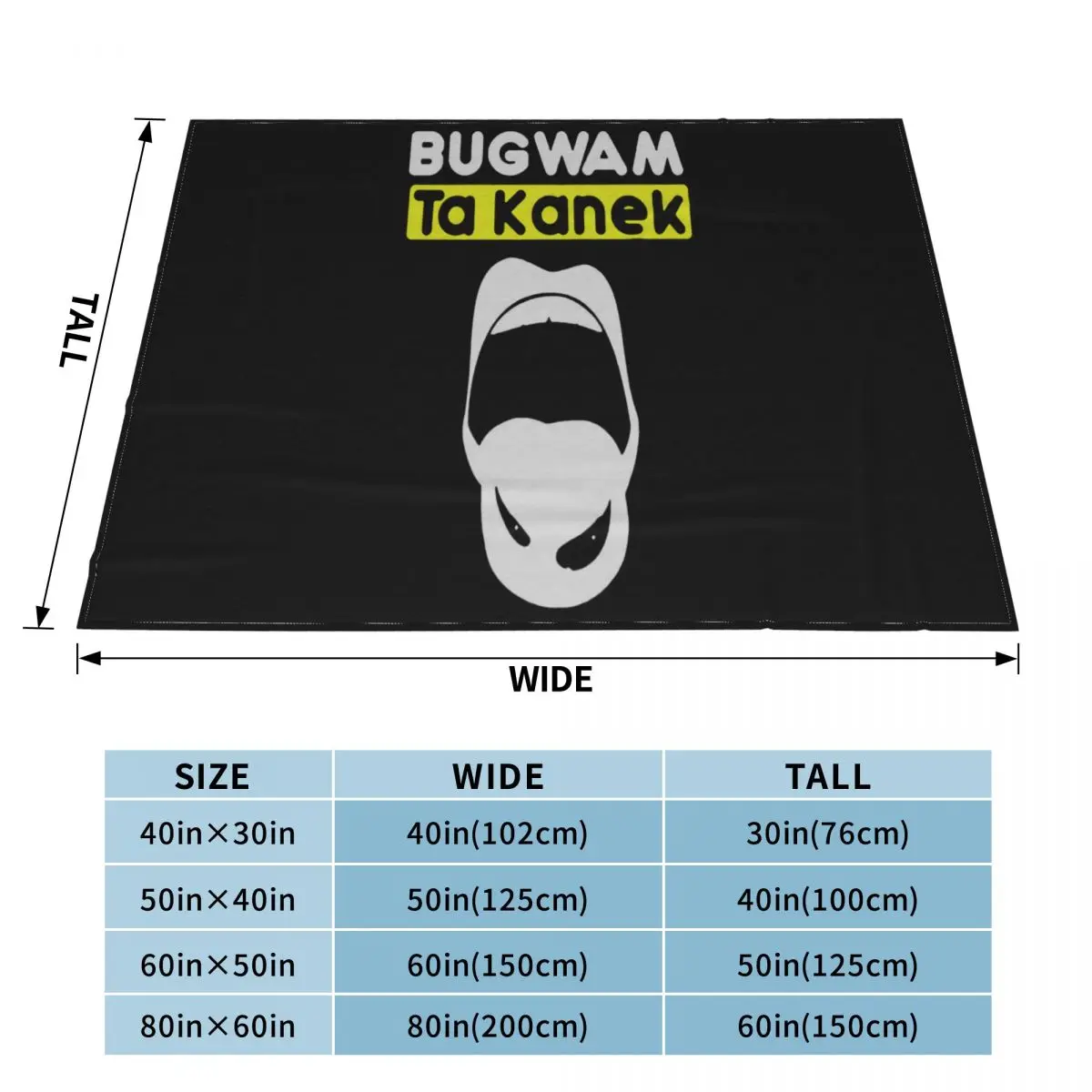 Весенний бренд Bugwam Ta Kanek больше размеров мужское одеяло с принтом по