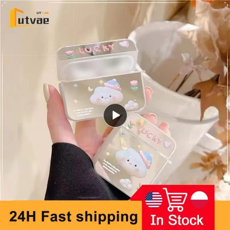 

1~10PCS High Quality Convenient For Apple Earphone Case Cartoon Wireless Earphone Soft Case Cute Cloud Cover Eye-catching