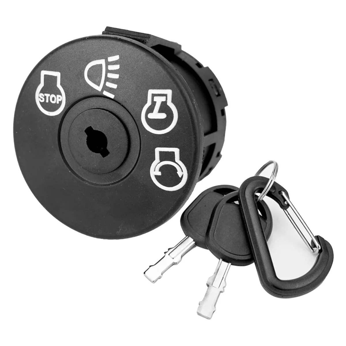 Выключатель зажигания с ключом 7 клемм совместимый газонокосилкой Husqvarna Craftsman Deere