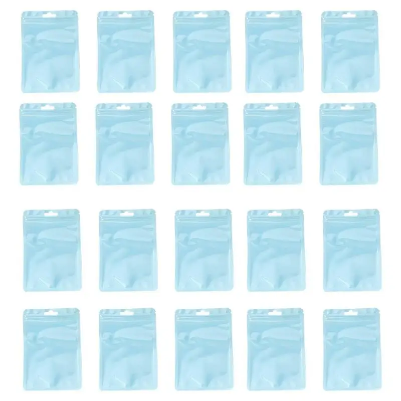 

Sealable Treat Bags Clear Resealable Sealing Storage Bag 20pcs Sealed Bags Pouches Clear Bags For Packaging