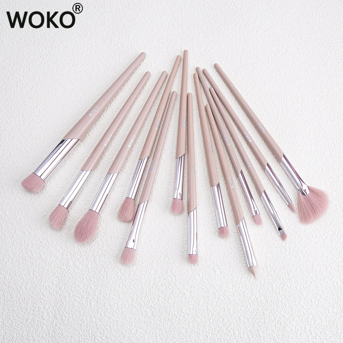 

13pcs Eye Makeup Brushes Set Fashion Fenty Style Eyeshadow Smudge Crease Highlighter Blending Brush Eyeliner Eyebrow Makeup Tool