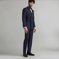 double breasted mens suit fit fashion wedding suit mens prom blazer groom tuxedo jacket with pants