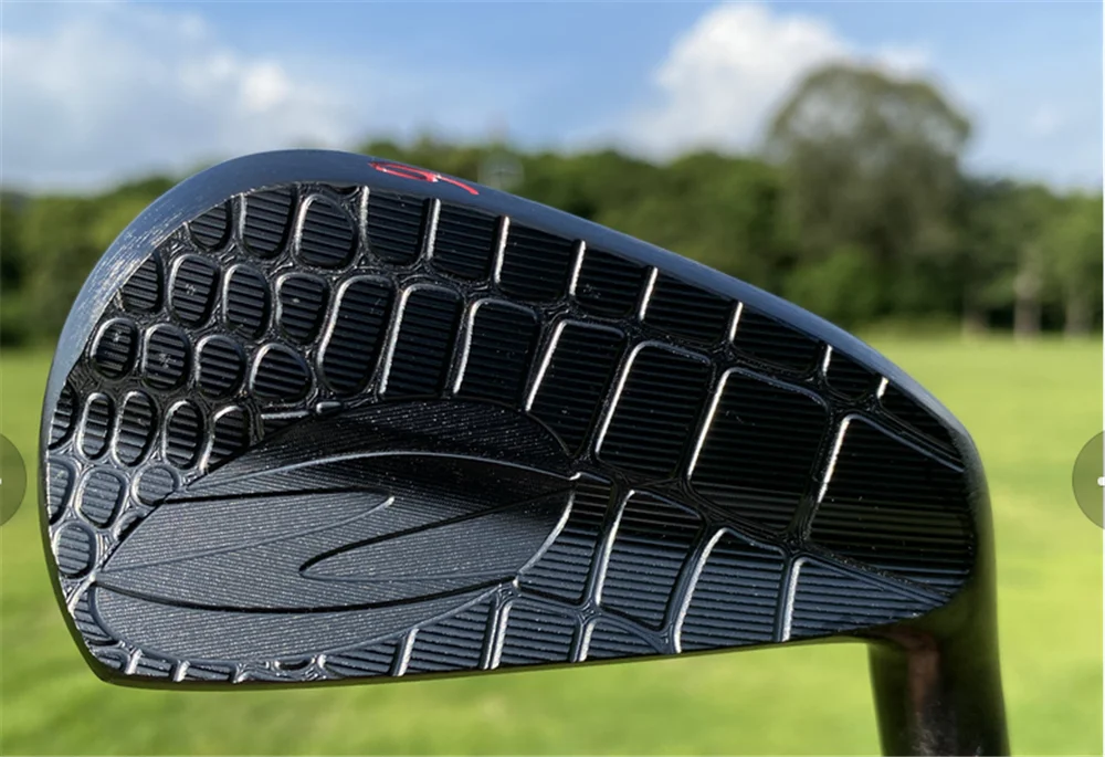 

Men's Golf Irons CNC original FORGED Black Zodia Spider Blade Golf Irons Forg ( 4 5 6 7 8 9 P )Steel Shaft 7pcs Golf Club