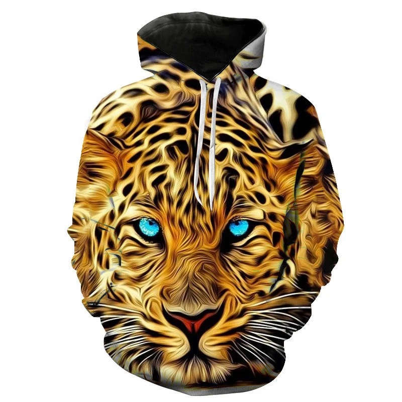

Leopard Print Hoodies Men Women Children 3D Hoodies Animal Hoodies Pullovers Long Sleeve Sweatshirts Hooded Streetwear 2022 New