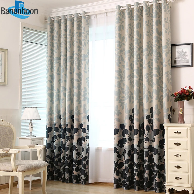 Плотные затемняющие шторы для гостиной спальни модные тканевые занавески с