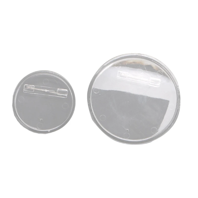 

20x Acrylic Round Button Enamel Pins Backpack Badge Hat Bag Scarf Pins Clear Button Pins Jewelry for Unisex