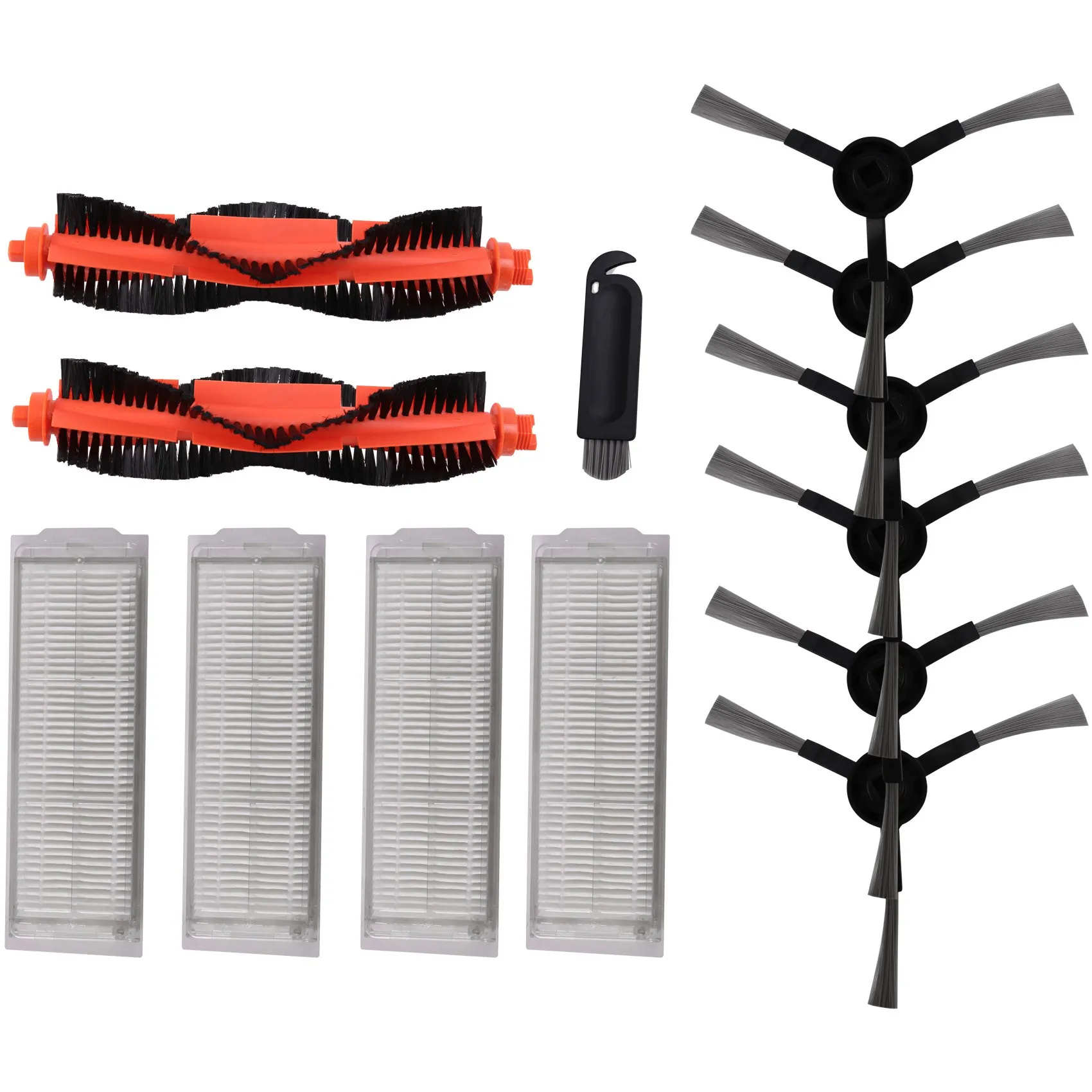 

Side Brush HEPA Filter Main Brush for Xiaomi Mijia STYJ02YM for Conga 3490 for Viomi V2 PRO V-RVCLM21B Vacuum Spare Part