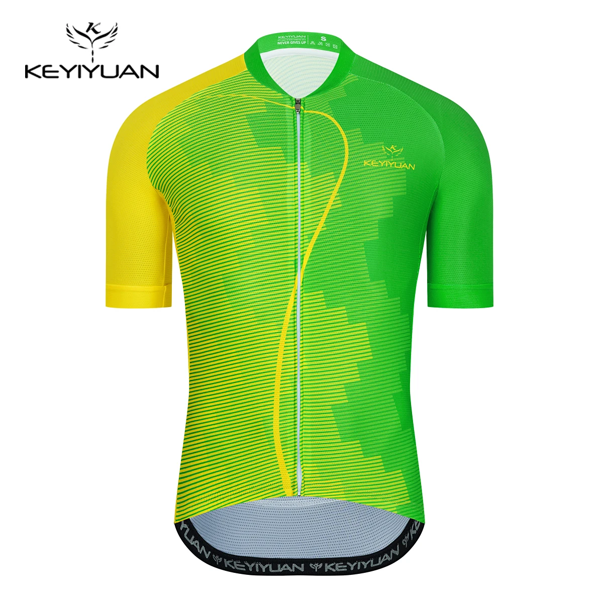 

KEYIYUAN Men Short Sleeve Cycling Jersey Summer Mountain Bike Tops Breathable Bicycle Shirts Road MTB Clothing Camisas Ciclista