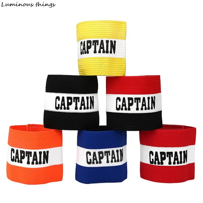 

Классическая повязка на руку капитана для тренировок по футболу, эластичная повязка на руку для взрослых и молодежи, повязки на руку для капитана, Спортивные командные повязки