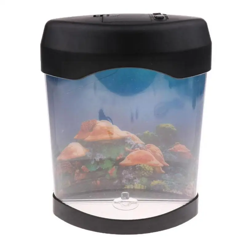 

Мини аквариумная Медуза лампа Ночной Декор для дома Usb соединение меняющее светодиодное освещение электрическая искусственная рыба цвет Be ...