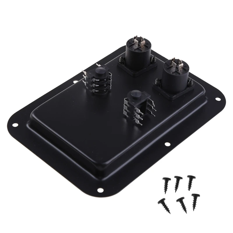 

Durable Junction Box 4-Core Socket Plate Binding Post PA DJ Speaker Cabinet
