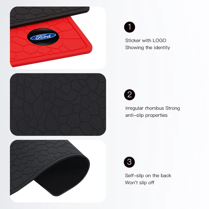 Приборная панель автомобиля липкий противоскользящий коврик из ПВХ силиконовый