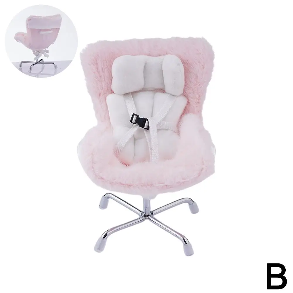 

Для Labubu автомобильное кукольное безопасное сиденье Kawaii Ob11, сиденье, украшение интерьера автомобиля, украшение для ароматизации воздуха, милые куклы, украшения