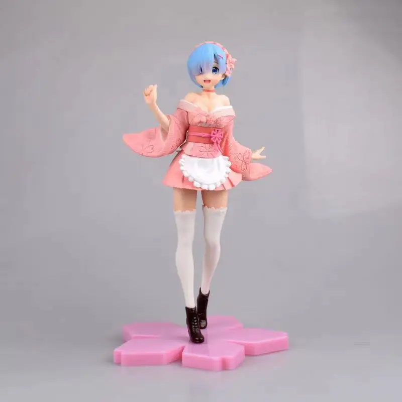 

Re：Zero Starting Life in Another World Sakura Rem Kimono Figure High-quality mage Ver. Precious Figure Collectible Model Toy