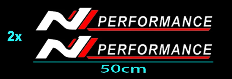 

2 шт. N производительность наклейка на окна автомобиля авто кузов виниловая наклейка для Hyundai i30 i20 i10 i40 Tucson Kona Sonata Veloster Elantra