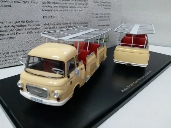 

Autoкульт 1/43 Barkas B Экспресс 800 модель пассажирского экскурсионного автобуса