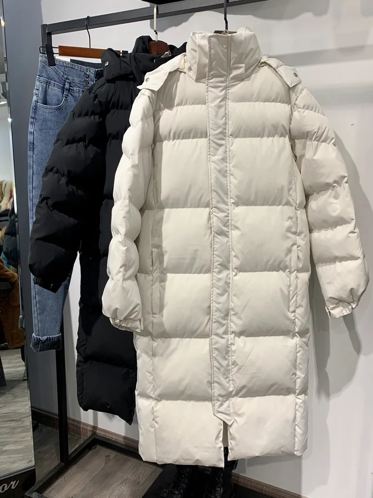 

Coated parka jacket, super long winter jacket 2021