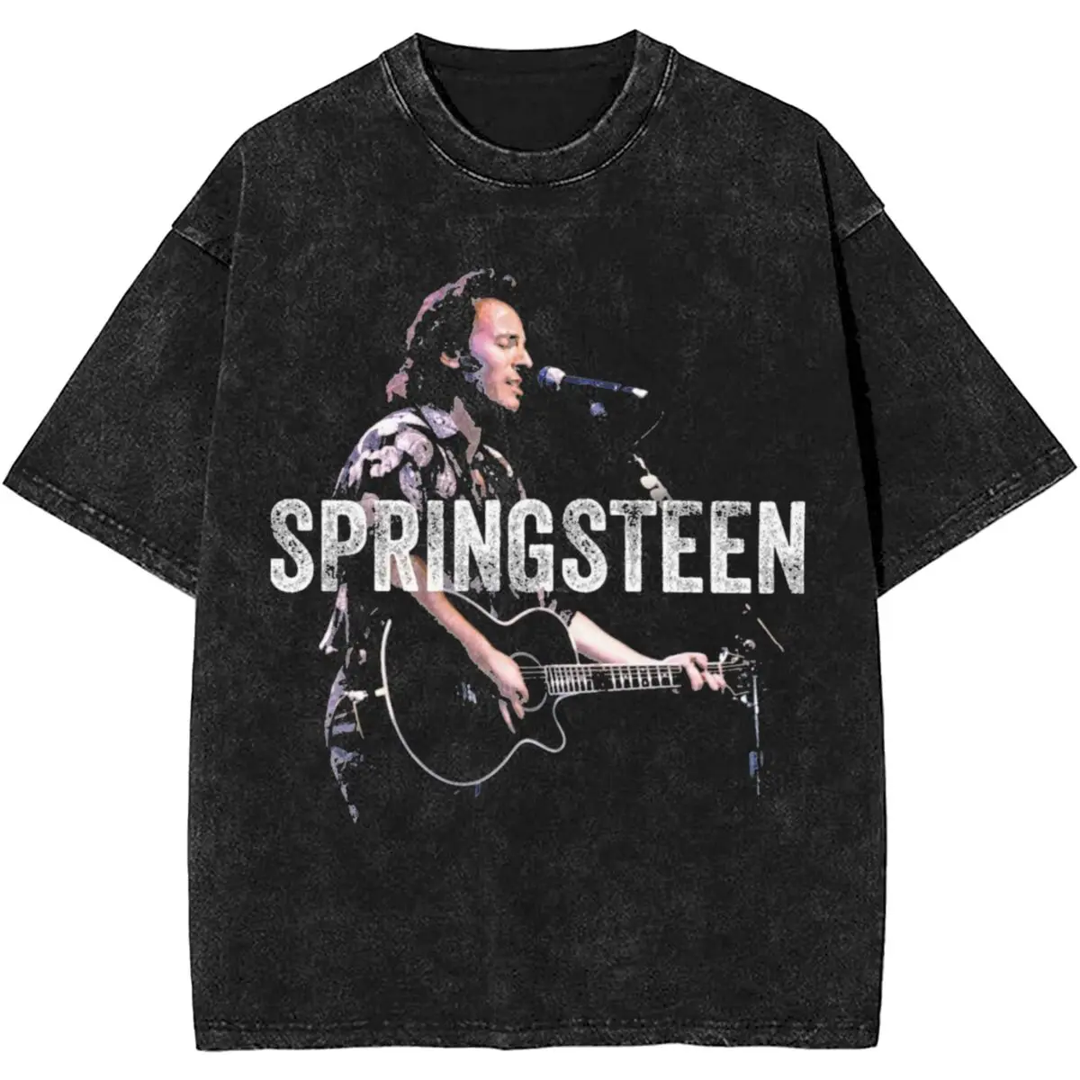 Футболка Мужская/Женская в стиле хип-хоп из 100% хлопка