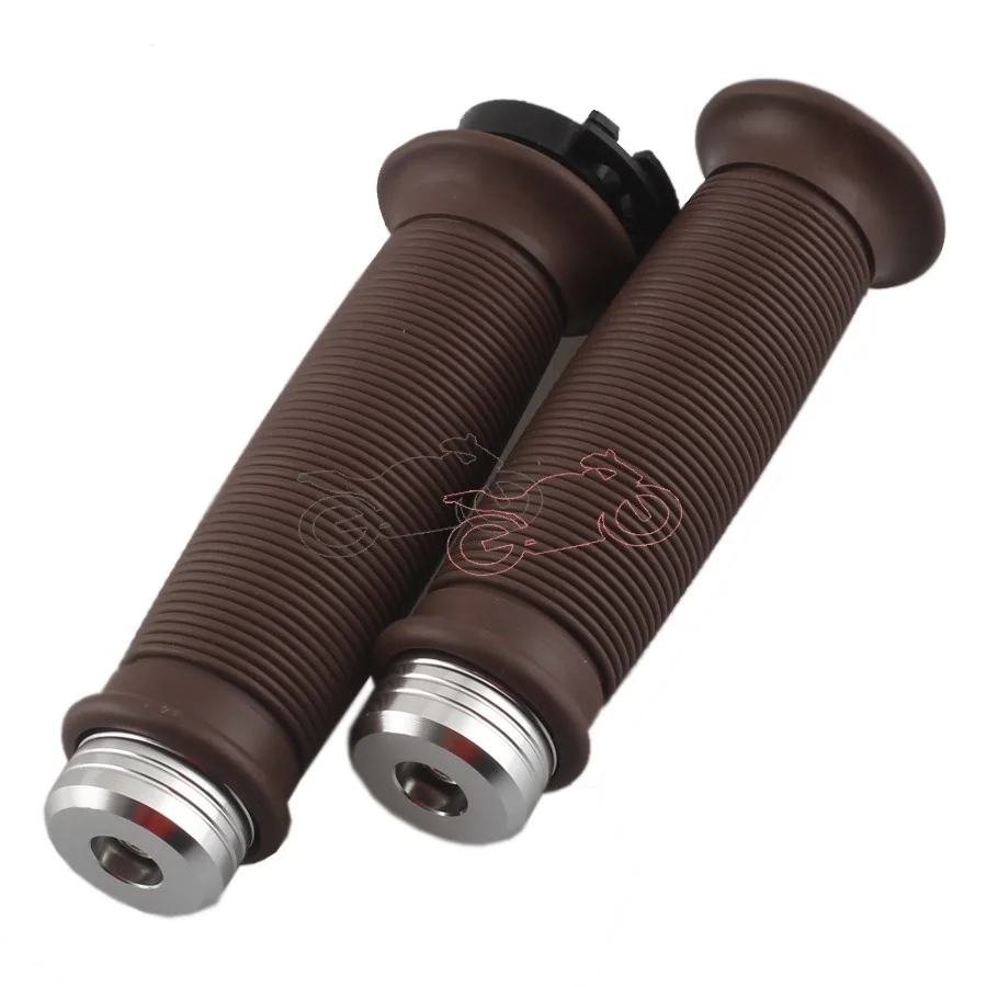 1 компл. Универсальные мотоциклетные Нескользящие рукоятки Cafe Racer руль