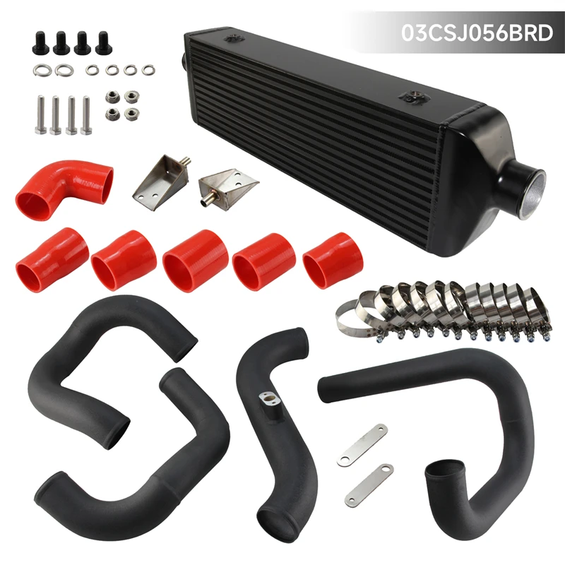 Комплект трубопроводов для интеркулера алюминиевый передний монтажный стержень