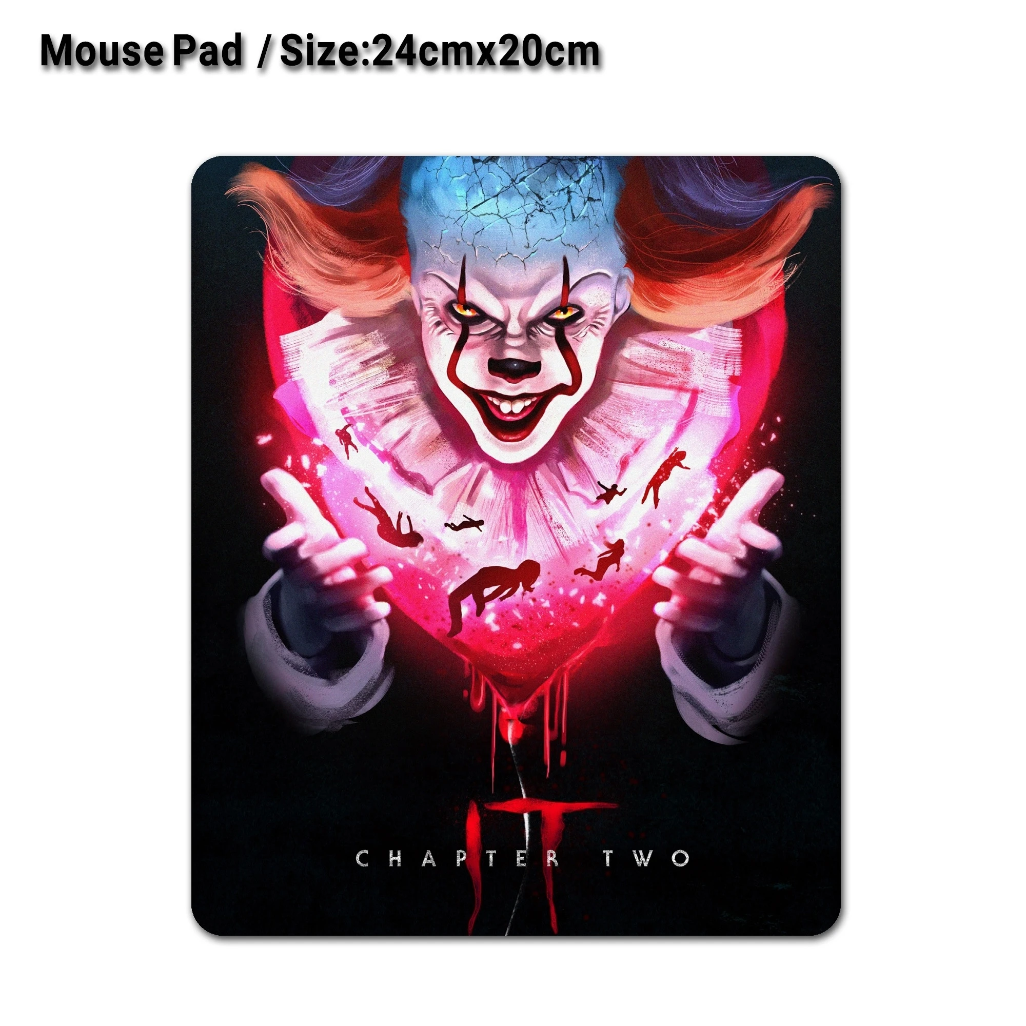 

Stephen King It: Chapter Two Movie Gaming Mouse Pad Computer Laptop Mouse Mat(20cmx24cm) FF0P46