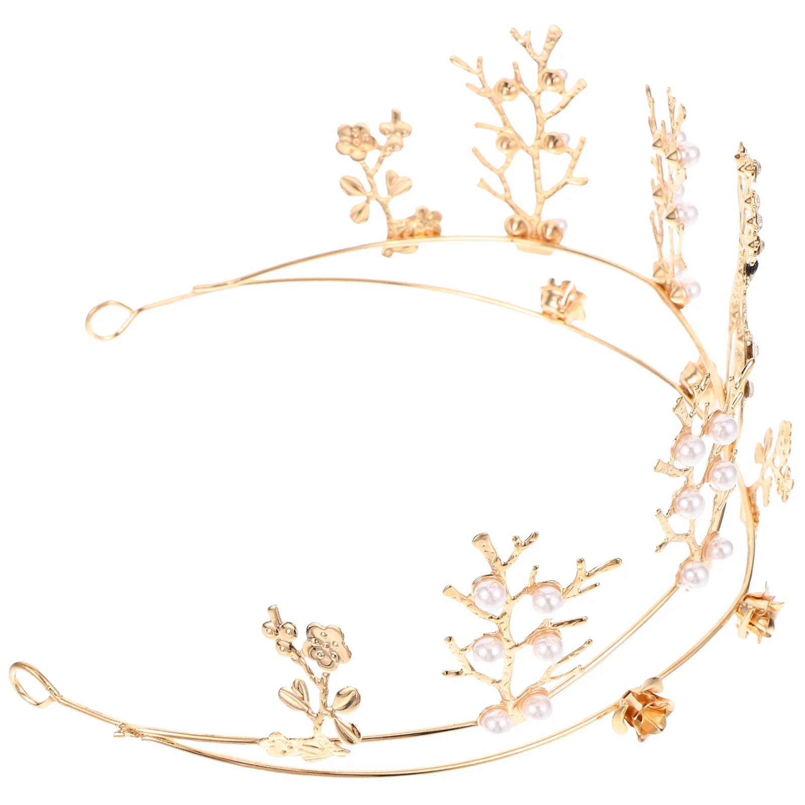 

Сплав олень, свадебные украшения, золотые свадебные аксессуары для волос, перламутровые