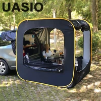 tent for car pop up car rear tent universal suv family tent multi function awning self driving travel portable outdoors camping