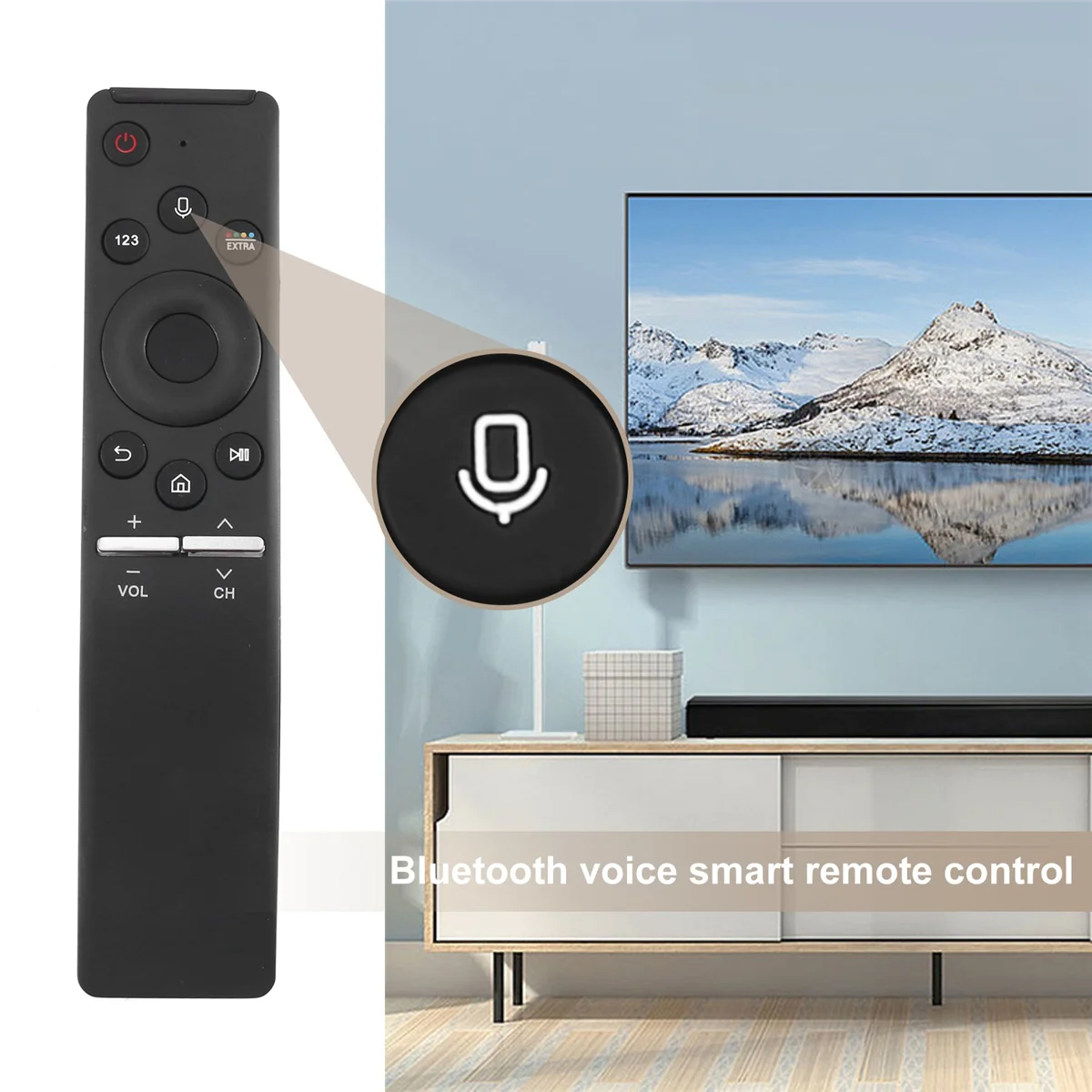 Универсальный пульт дистанционного управления Замена для Samsung Smart TV Bluetooth QLED LCD 4K 8K