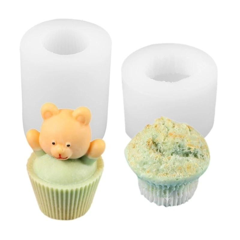 

3D Bear Scented Mold Silicone Mold for Candle Making DIY Resin Casting