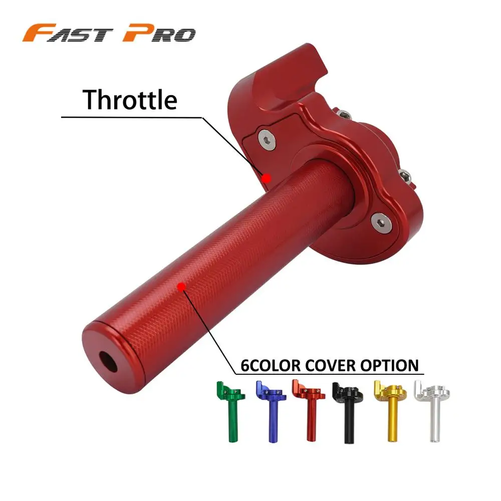 

Мотоциклетные рукоятки с ЧПУ, 22 мм, поворотная рукоятка, рукоятки с дроссельной заслонкой для Honda Yamaha Kawasaki CRF XR 50 70 90 150 250, мотоциклетный питбайк