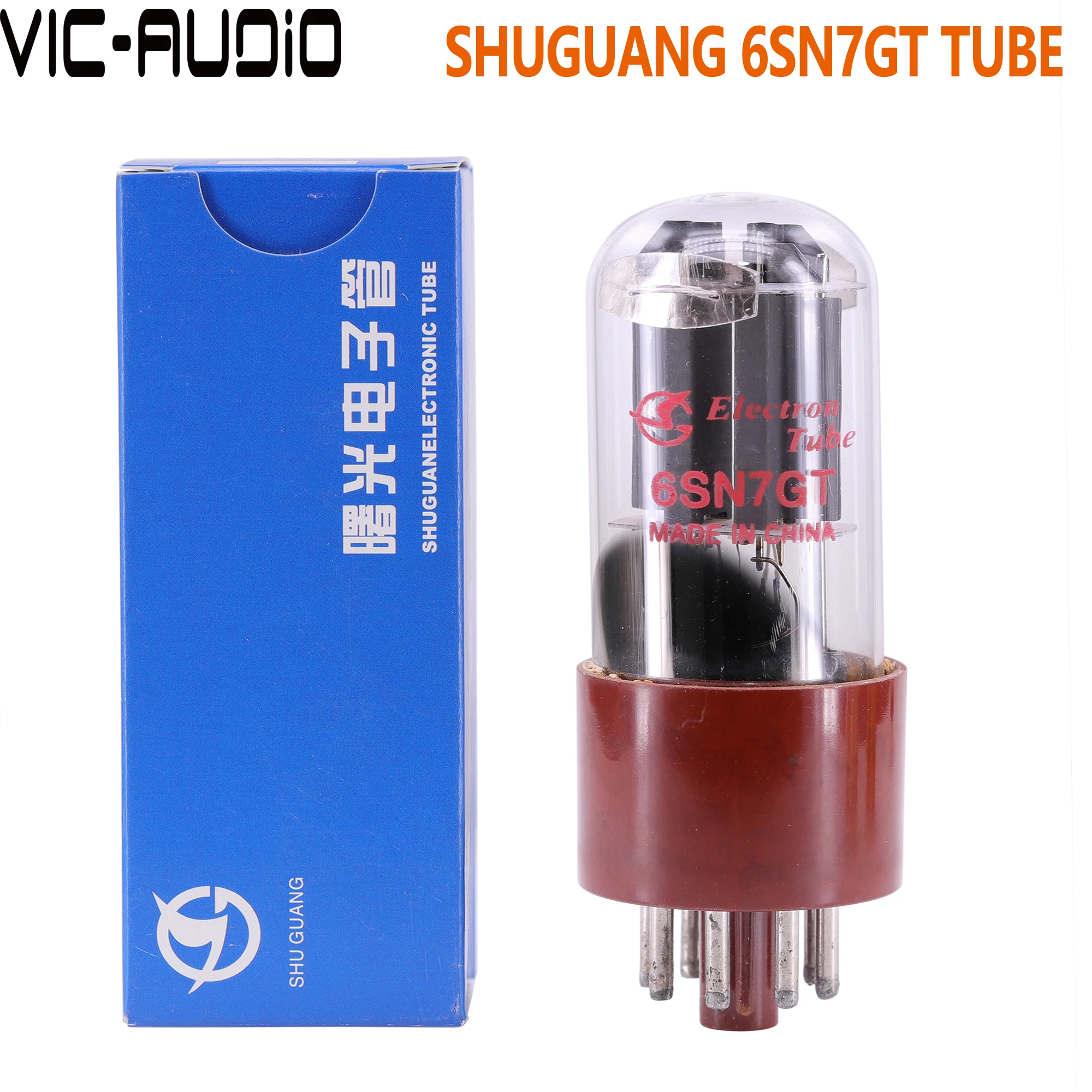 

Вакуумная трубка SHUGUANG 6SN7GT, замена 6N8P 6SN7-SE 6SN7-BE 6H8C CV181 6SN7, трубка для винтажного Hi-Fi фотооборудования DIY