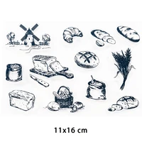 food and plants clear stamps for diy scrapbooking card fairy transparent rubber stamps making photo album crafts template