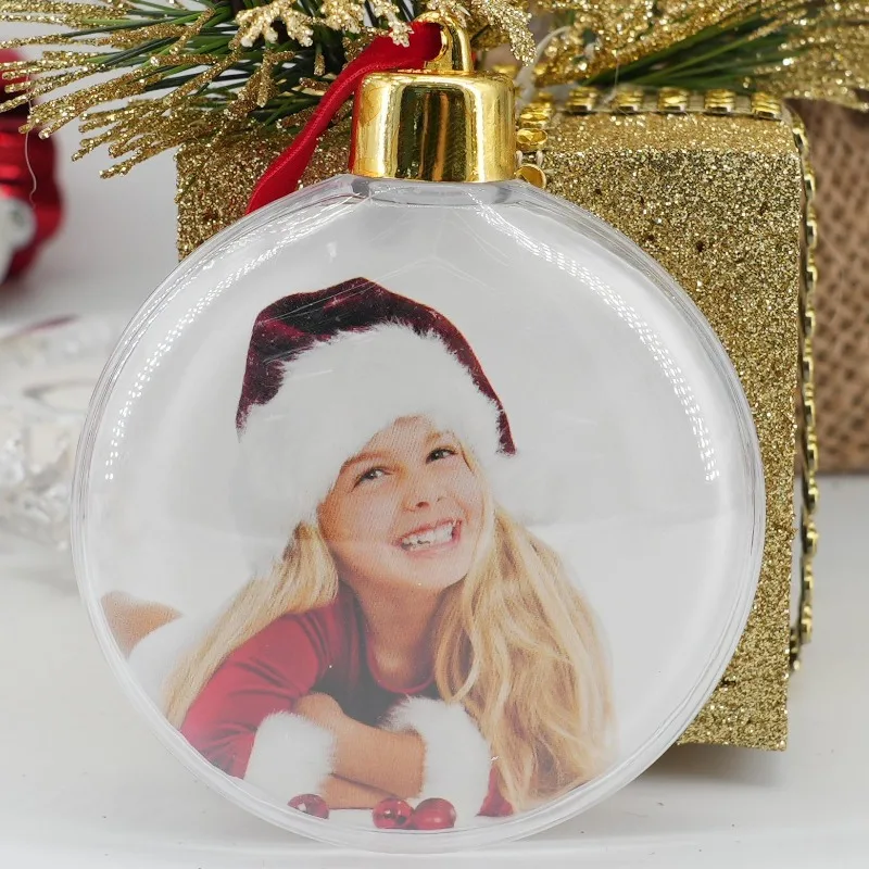 

Прозрачный новогодний шар для фото