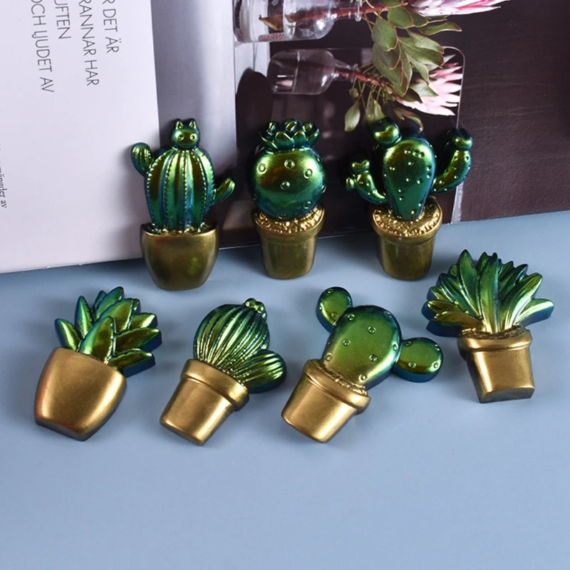 Ювелирные изделия DIY для брелока кулон форма 3D кактус брелок подвески эпоксидная