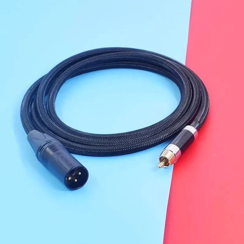 HIFI OCC AES/EBU XLR FemaleTO RCA Male коаксиальный SPDIF сбалансированным до 110 Ом 75