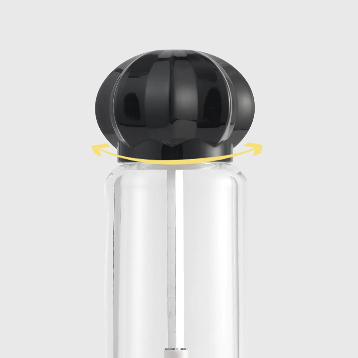 Мельница для черного перца из нержавеющей стали акриловая бутылка специй