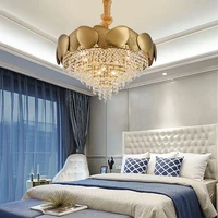 art design led chandelier lighting for living room creative home decor gold crystal light fixtur luxury interior decoration lamp