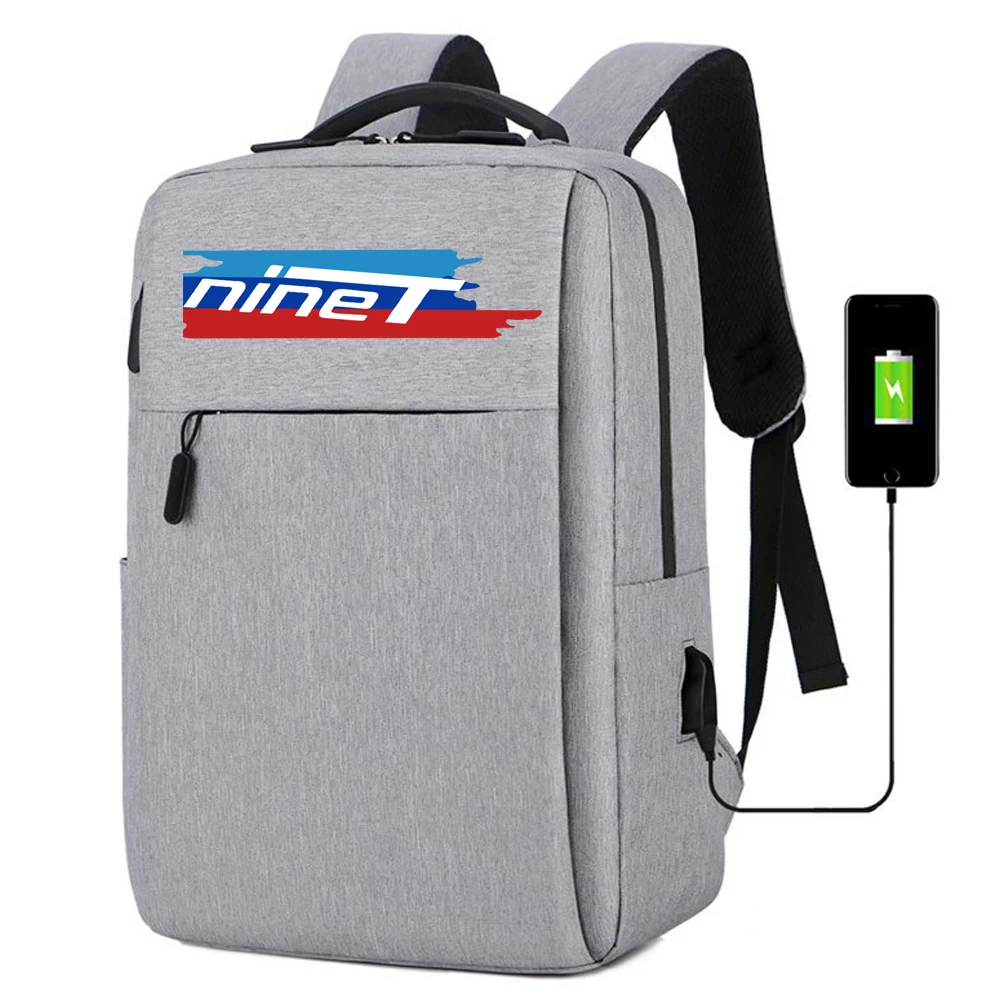 FOR nineT New Waterproof backpack with USB charging bag Men's business travel backpack