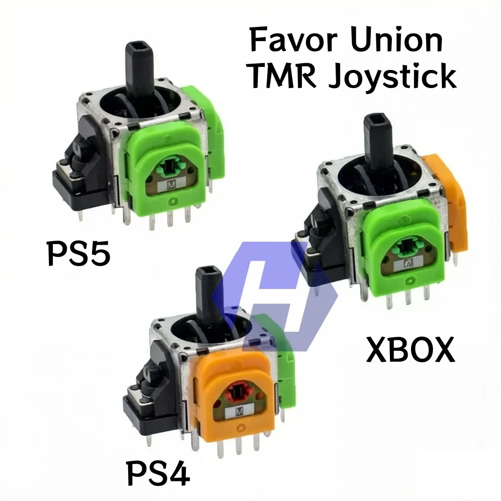 Фото 20/40 шт. Высокоточные регулируемые электромагнитные джойстики Favor Union TMR для ремонта PS4, PS5, Xbox №5