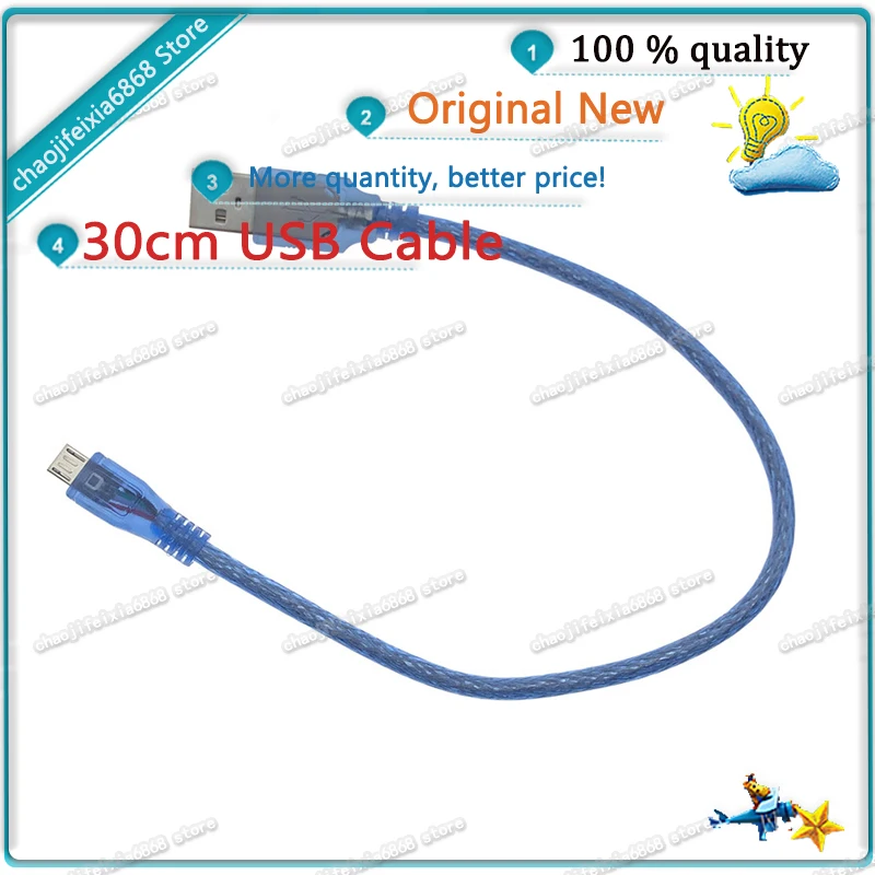 1 шт./лот! USB-кабель для Arduino 30 см 0 3 фута Leonardo R3 Pro micro |