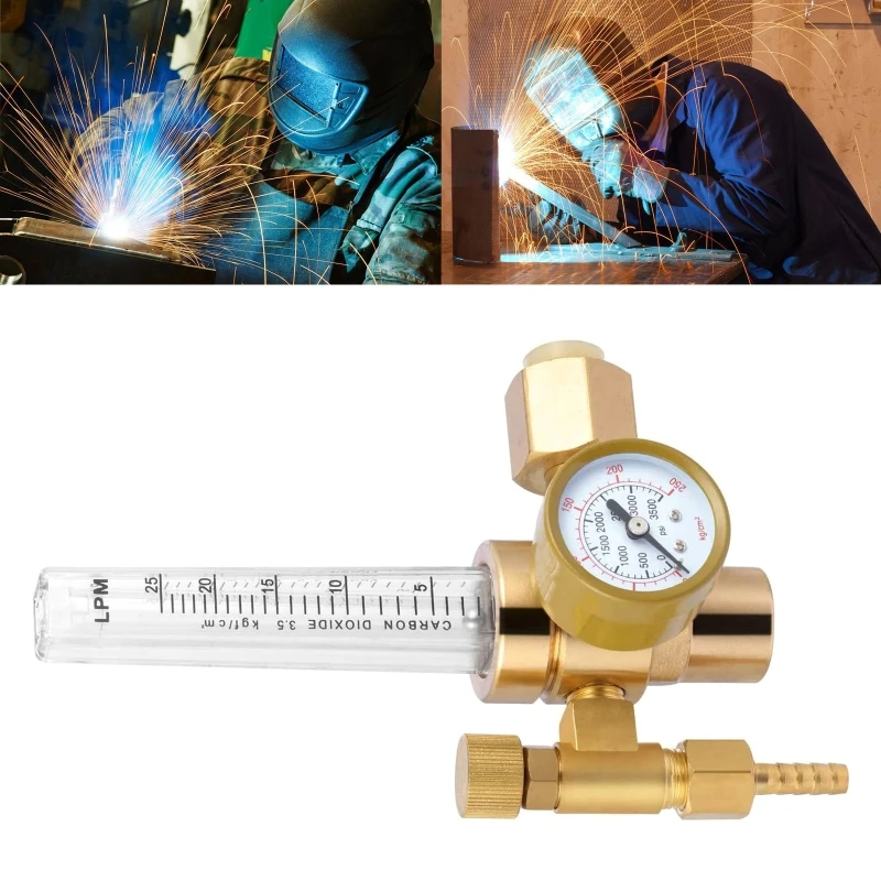 

Welding Easy Pressure Regulator Argon Tig Professional Installation Co2 Reducer Thread Gas Flow Mig Flowmeter Gauge