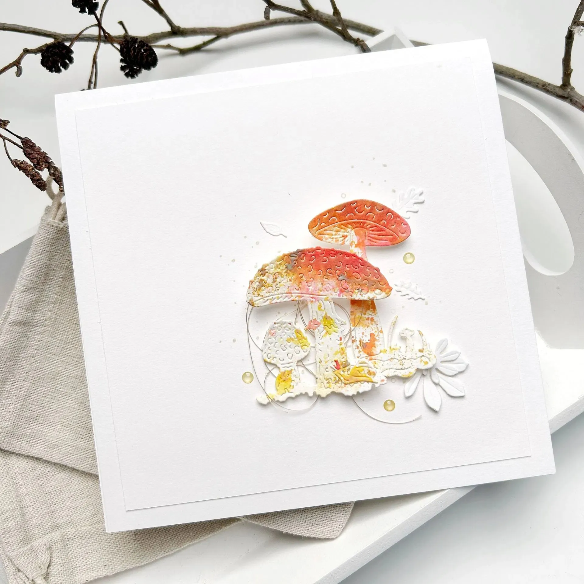 Фото Piggy Craft металлические штампы для резки, грибные украшения, скрапбук, нож для рукоделия, лезвие, трафареты, штампы №4