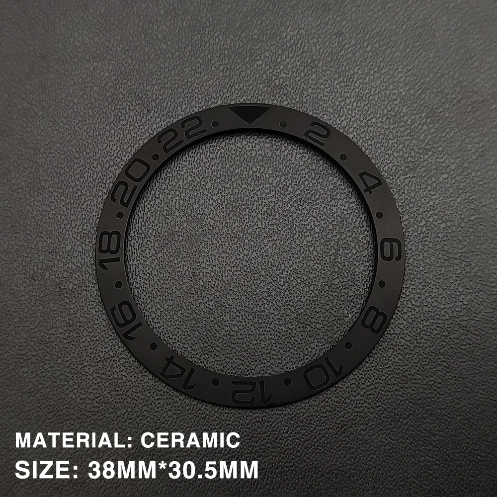 Часы модификации магазина 38 мм Рамка матовая высококачественная керамическая