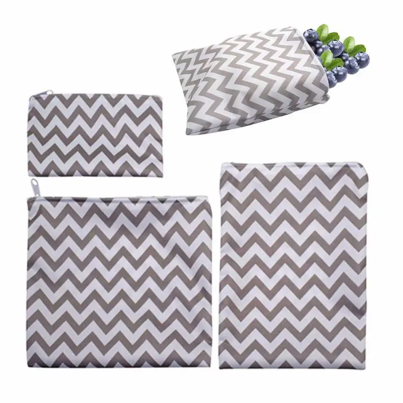 

PCS Reusable Snack Bags Sandwich Bread Waterproof Bag Ecofriendly Bag Heating Pastry Tools For Camping Travel Hiking 35p
