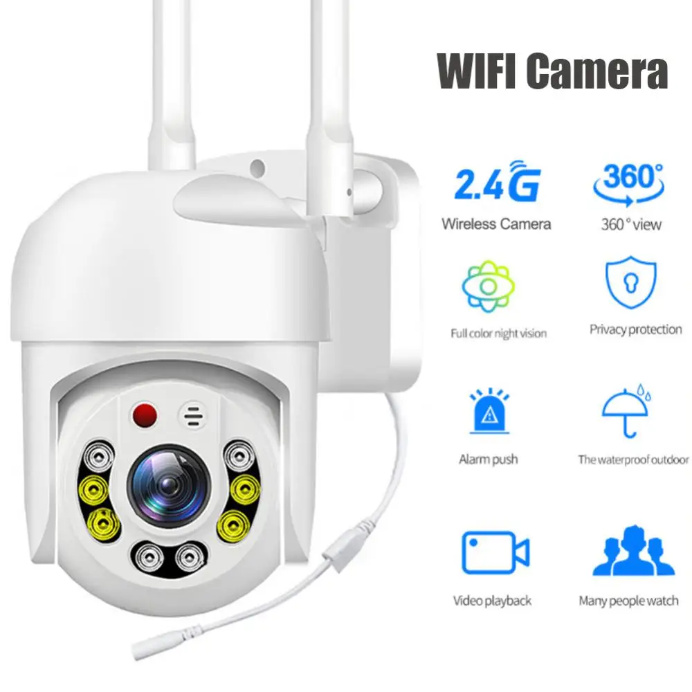 

IP-камера наружная Водонепроницаемая с 4-кратным увеличением и поддержкой Wi-Fi