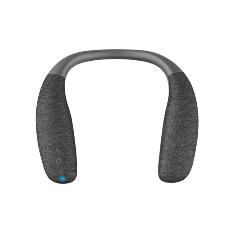 

Беспроводной шейный динамик, носимый объемный звук, Bluetooth шейный динамик с басами, HD голосовая кнопка для игр и ТВ