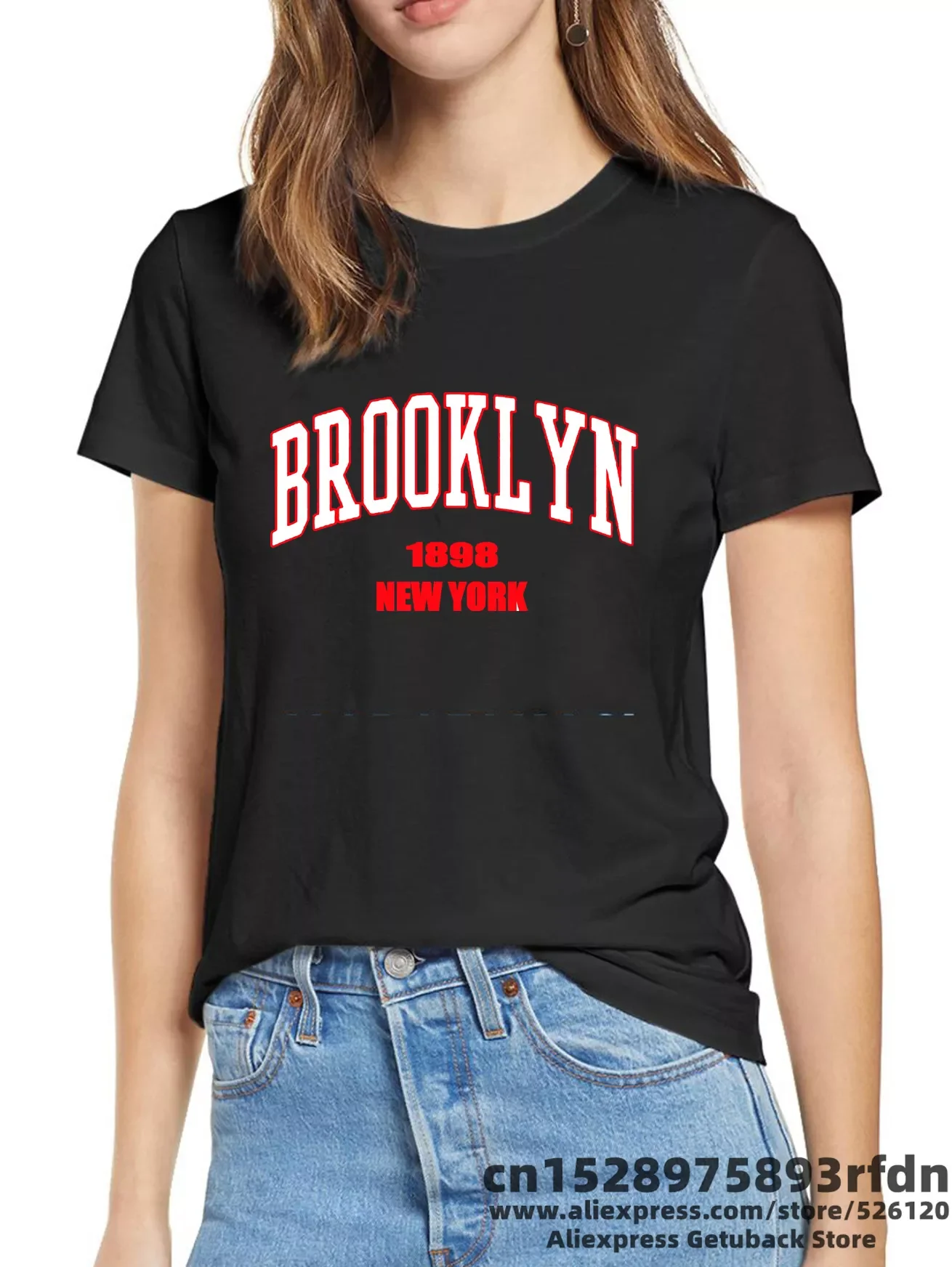 

2022NEW 1898 New York Women Funny T Shirt 11 Colors Girl Y2K 90s Harajuku Kawaii Graphic Tees Unisex Cartoon Clothes,Drop Ship